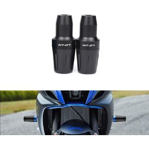 Frame Sliders Falling Crash Protector Crash Protectors Compatible for Yamaha MT 07 2014-2023 MT07 TRACER 2016-2021 TRACER 700 GT 2020 2021 Moto Falling Protection (Black)
