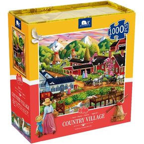 Jigsaw Puzzles 1000 Piece Vintage Manor Large Adult Jigsaw, Fun Family Game Intellective Educational Toy,Unique Design DIY Home Decoration