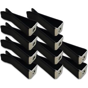 10 Pieces Square Head Car Vent Clips Air Freshener Car Outlet Perfume Auto Air Conditioner Clips (Black,9 mm)