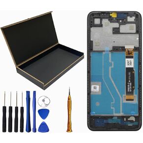 LCD Screen Display Touch Digitizer Assembly with Frame Replacement for TCL 30 SE 6165H 6156H1 6165A 6165A1 6.52"