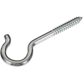 Ceiling Hooks 2-1/16", Zinc Finish, 100-Pack