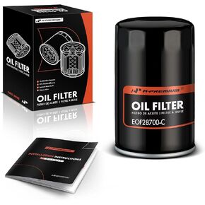 A-Premium 10K Miles Protection Spin On Oil Filter Compatible with Volkswagen Jetta & Audi & BMW 325, 325e, 325es, 325i, 325is, 325iX & Porsche & Pontiac & NSU & Maserati & Lotus & American Motors