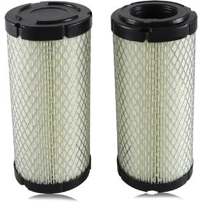 2PCS Air Filters, Engine Air Intake Filter Elements Compatible with Kawasaki Mule 11013-1290, WIX 46449, John Deere M113621, Donaldson P822686 Replace#: 11013-1290 11013-7029 11013-7048