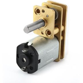 uxcell DC 6V 105RPM Micro Speed Reduction Motor Mini Gear Box Motor with 2 Terminals for RC Robot Model DIY