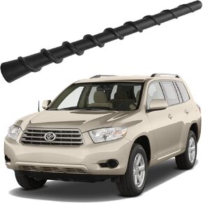 Rubber Antenna for Toyota Highlander (2001-2013), Toyota Highlander Antenna, 7 Inch Spiral Flexible Antenna Replacement Mast