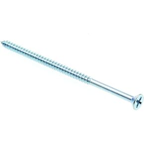 Prime-Line 9035415 Wood Screw, Flat Head Phillips, #8 X 3-1/2 in, Zinc Plated Steel, Pack of 50