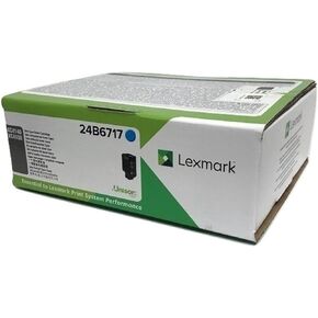 Lexmark 24B6717 XC4140 XC4150 Toner Cartridge (Cyan) in Retail Packaging