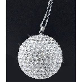 Bling Crystal Ball Car Rear View Mirror Hanging Accessories, Crystal Rhinestone Car & Home Decor Hanging Ornament, Car Interior Glam Decoration Charm