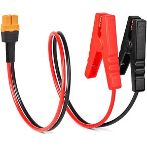XT60 to Alligator Clips,12AWG XT60 Female Connector Quick Disconnect Cable Compatible for RC Battery Portable Power Station Solar Panel(5FT)