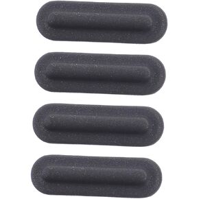 4pcs Bottom Shell Rubber Cushion Laptop Rubber Feet Rubber Pads Black Notebook Door Bumpers Rubber Feet for Laptop Computer Bottom Feet Laptop Feet Pads Laptop Feet Bottom Pad Plug