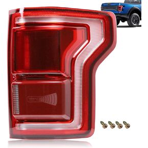 مصباح خلفي LED من Nakuuly مع نقطة عمياء متوافق مع Ford F150 2015 2016 2017 مجموعة إشارة مصباح الفرامل الخلفي للجانب الأيمن للراكب # HL3Z13404D (الوحدة غير متضمنة)
