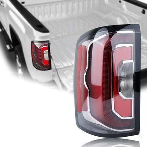 LED Tail Light Rear Lamp Assembly Compatible with 2016-2018 GMC Sierra 1500/GMC Sierra 1500 Denali Left Driver Side 84233587 84365930 GM2800295