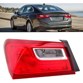Tail Light Assembly For Chevy Malibu 2016 2017 2018 Non-LED Rear Outer Tail Lights Left Driver Side
