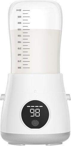 Bottle Warmer, Portable Bottle Warmer for travel with Glass Bottle, Rechargeable Bottle Warmer On The Go with Accurate Temperature Control for Breastmilk formula in Saudi Arabia