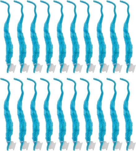 Haofy Worm On A String and Tiny Babies, 20 Pcs Furry Worm Soft Touch Plush Material Cute DIY Compact Portable Fuzzy for Party () in Saudi Arabia