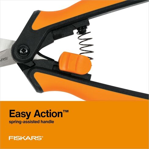 Fiskars Micro-Tip Pruning Snips Garden Clippers - Plant Cutting Scissors with Sharp Precision-Ground Non-Stick Blade - 2-Count in Saudi Arabia