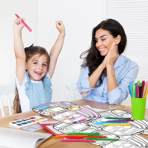 40 Pieces All About Me Posters with 24 Crayon Student Poster to Fill in Student of Week Poster Read All About Me Classroom Decor for Preschool Kindergarten Elementary Supplies (Backpack Style) in Saudi Arabia