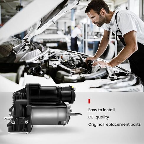 مضخة ضاغط تعليق هوائي VIGOR متوافقة مع سيارة Benz CL550 CL600 CL63 CL65 AMG S350 S400 S550 S600 S63 AMG، رقم القطعة الأصلية 2213200304، 2213200704 in Kuwait