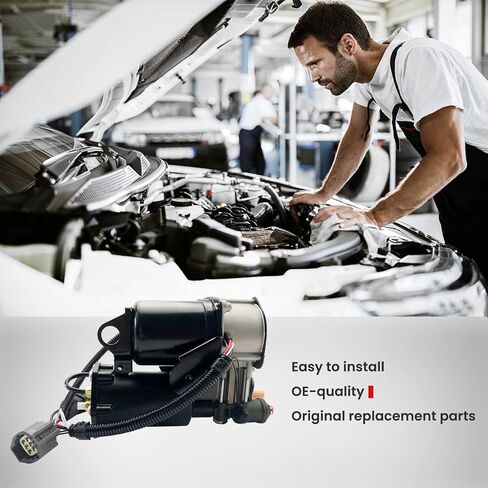 مضخة ضاغط التعليق الهوائية VIGOR متوافقة مع 2006-2012 Range Rover L322 HSE Supercharged Hitachi Type Car OEM رقم LR025111، LR010376، LR011839، LR041777 in Kuwait