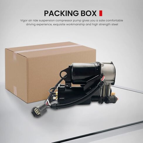 مضخة ضاغط التعليق الهوائية VIGOR متوافقة مع 2006-2012 Range Rover L322 HSE Supercharged Hitachi Type Car OEM رقم LR025111، LR010376، LR011839، LR041777 in Kuwait