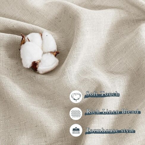 PONY DANCE ستائر كتان صغيرة باللون البيج للمقهى بطول 30 بوصة، ستارة حمام قصيرة نصف شفافة مرشحة لقضيب المزرعة لنصف نوافذ RV Camper Cabinet، لوحتان in Kuwait