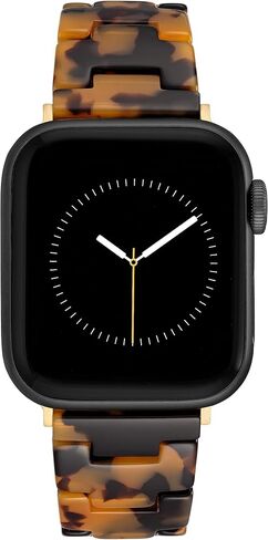 Anne Klein Women's Acetate Fashion Band for Apple Watch Secure, Adjustable, Apple Watch Band Replacement, Fits Most Wrists in Saudi Arabia