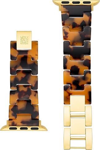 Anne Klein Women's Acetate Fashion Band for Apple Watch Secure, Adjustable, Apple Watch Band Replacement, Fits Most Wrists in Saudi Arabia