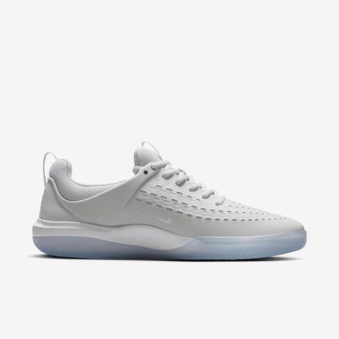 Nike SB Zoom Nyjah 3 Skate Shoes (DV7896-002, Pure Platinum/Pure Platinum/Volt/White) Size 10.5 in Saudi Arabia