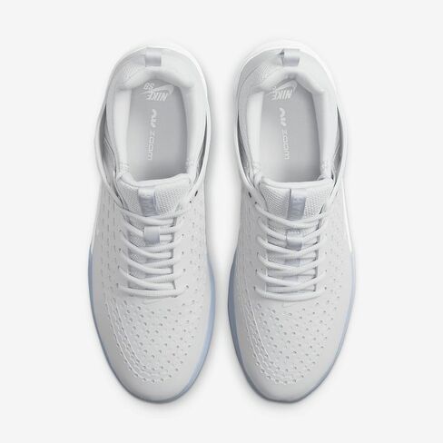Nike SB Zoom Nyjah 3 Skate Shoes (DV7896-002, Pure Platinum/Pure Platinum/Volt/White) Size 10.5 in Saudi Arabia