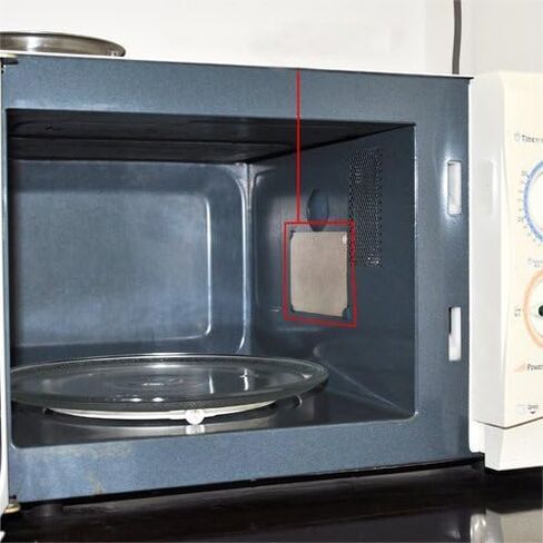 4pcs Microwave Oven Mica Wave Guide Cover Replacement Part Plates Sheets 5.1 x 5.1 inch in Saudi Arabia
