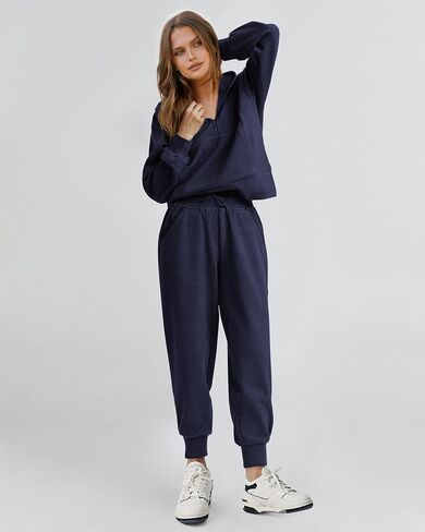 BTFBM Women's Two Piece Tracksuit Fall Long Sleeve Zip Up Hoodie Sweatshirt Long Pants Drawstring Outfits Jogger Sets in Saudi Arabia