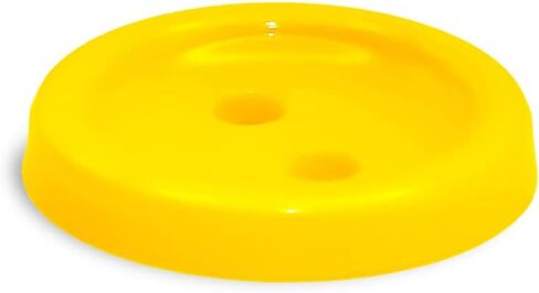 12 Pcs Yellow Buttons 0.8 inch Buttons for Sewing 2 Hole Buttons 32L Sewing Buttons Plastic Buttons Round Buttons Decorative Buttons for Crafts Pants Dress Skirts Shirts Jackets Carnival Costume in Saudi Arabia
