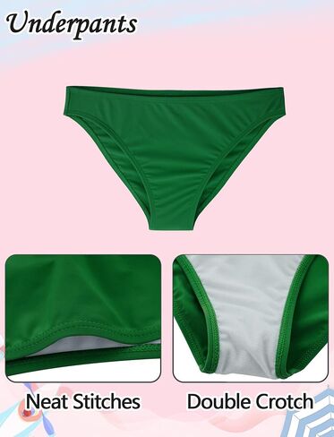 Girls 3 Piece Swimsuit Summer Hawaiian Bikini Set with Beach Cover Up Skirt Bathing Suit Swimwear 8-15 Years in Saudi Arabia