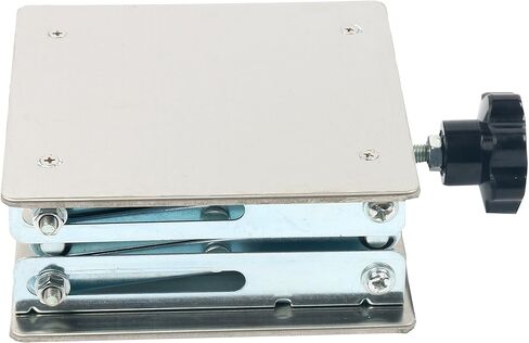 جاك مقص مختبر YaeTek مقاس 6 × 6 بوصة - جاك مقص مختبر عالي التحمل - منصة من الفولاذ المقاوم للصدأ معمل حامل طاولة رفع مقص جاك مختبر (6 بوصة × 6 بوصة) in Kuwait