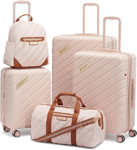DKNY Spinner Hardside Check in Luggage, Rosewater in Saudi Arabia