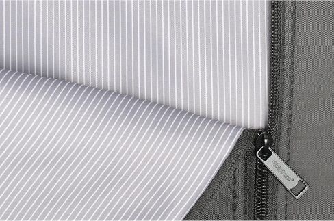 حقيبة ملابس السفر WallyBags® بجيب خارجي ثلاثي الطي، باللون الأسود - M1 ذهبي، مقاس 60 بوصة in Kuwait