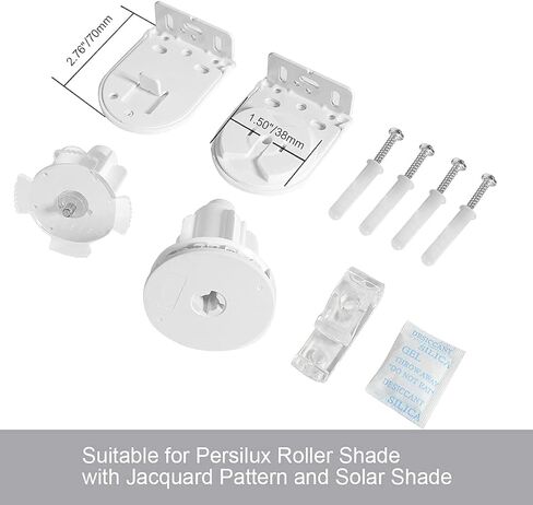Persilux الأسطوانة الظل الملحقات مخلب التوصيل ل 38 مللي متر لفة أنبوب استبدال تركيبات معدنية تصاعد بين قوسين ظلال النوافذ طقم تصليح in Kuwait
