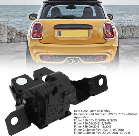Car Rear Door Latch, 4pin Rear Door Latch Assembly 51247337576 Sensitive Tailgate Latch Fit For F54 F54 LCI F55 F56 in Saudi Arabia