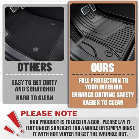 سجادات أرضية متوافقة مع 2019 2020 2021 2022 2023 2024 سجادات أرضية السيارات شيفروليه بليزر TPE لحماية جميع الأحوال الجوية من تشيفي بليزر تتضمن بطانة الصف الأمامي والخلفي باللون الأسود in Kuwait