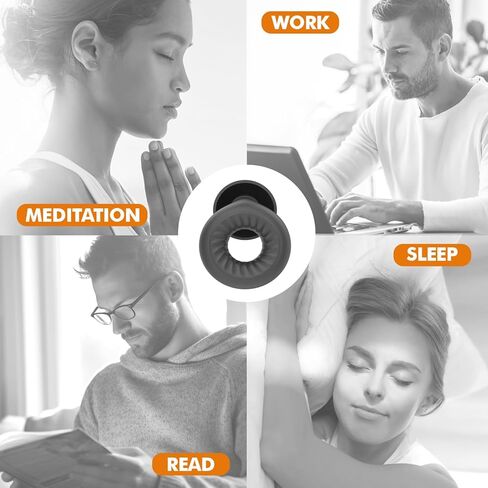 SLEEKUP Ear Plugs for Sleeping Noise Cancelling - Misophonia Ear Plugs - Ear Plugs for Focus, Concerts, Sleep - High Fidelity Hearing Protection for Noise Reduction - Noise Sensitivity - 10dB-28dB in Saudi Arabia