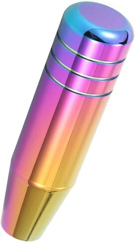 Lunsom 5" Aluminum Gear Lever Shifter Knob Long Alloy Shift Stick Handle Car Automatic Shifting Head Fit Most Manual Transmission Vehicles (Red) in Saudi Arabia