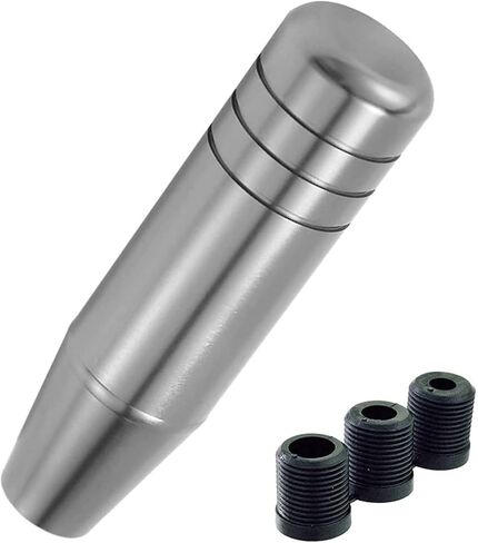 Lunsom 5" Aluminum Gear Lever Shifter Knob Long Alloy Shift Stick Handle Car Automatic Shifting Head Fit Most Manual Transmission Vehicles (Red) in Saudi Arabia