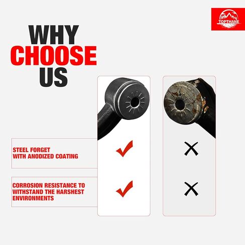 أذرع التحكم العلوية الأمامية لـ 2000-2010 Chevy Silverado GMC Sierra 2500HD 3500HD 4WD، 2003-2009 Hum-mer H2، ذراع التحكم عالي التحمل 3 بوصات يحل محل ذراع التعليق OEM in Kuwait