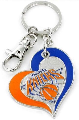 NBA Swirl Heart Keychain - Colorful and Durable Keychain Accessories for Keys, Bags and Purses in Saudi Arabia