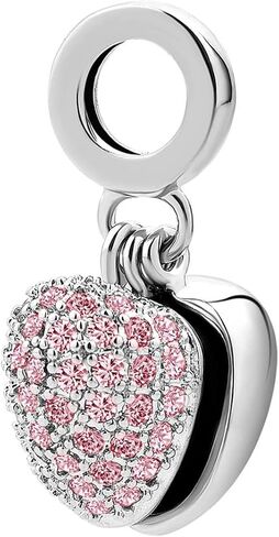 Auntie Aunt Love Openable Heart Birthstone Dangle Charms Compatible with Pandora Bracelet Necklace Birthday Jewelry Gifts for Women in Saudi Arabia