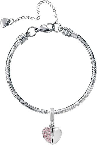 Auntie Aunt Love Openable Heart Birthstone Dangle Charms Compatible with Pandora Bracelet Necklace Birthday Jewelry Gifts for Women in Saudi Arabia