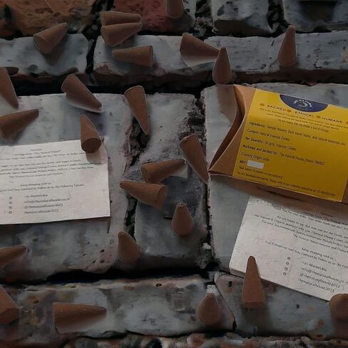Natural Incense Cones | Sambrani Dhoop | Dhoop Cones | Pooja Articles | Pooja Samagri | Meditation Cones | Organic Dhoop Cones | Dhoop for Pooja | Sulpher & Charcoal Free (50 Grams) (Sandalwood) in Saudi Arabia