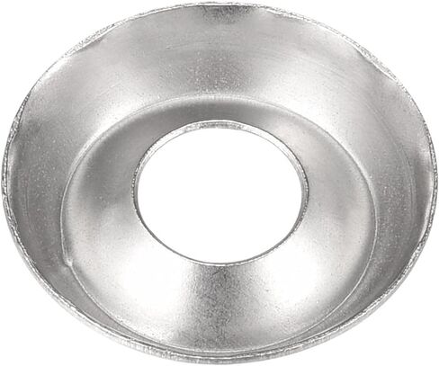 uxcell #12 304 Stainless Steel Cup Washer Countersunk for Screw Bolt 50pcs in Saudi Arabia