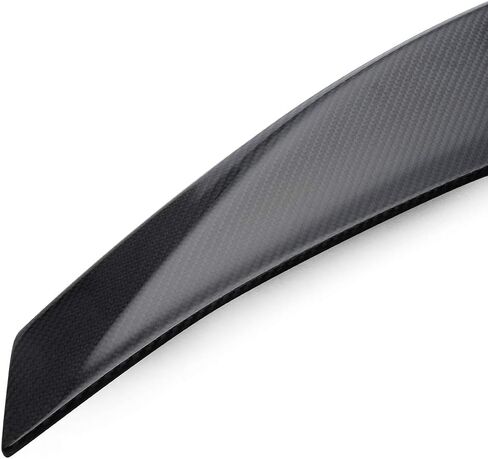 MotorFansClub Real Carbon Fiber Rear Spoiler,Trunk Wing Fit for KIA Stinger 2018 2019 2020 2021 2022 2023 Trunk Lid Spoiler in Saudi Arabia