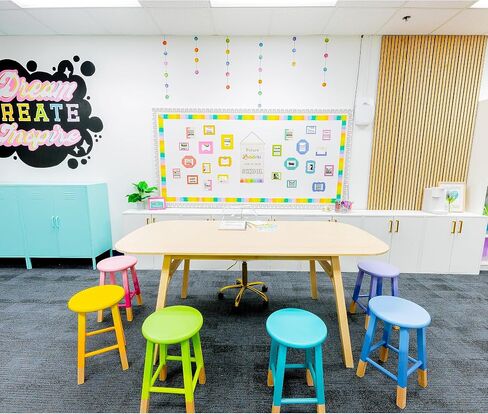 Carson Dellosa Creatively Inspired 36 Feet of Watercolor Rainbow Bulletin Board Borders, Straight Rainbow Classroom Borders for Bulletin Board, Rainbow Border for Colorful Classroom Décor in Saudi Arabia